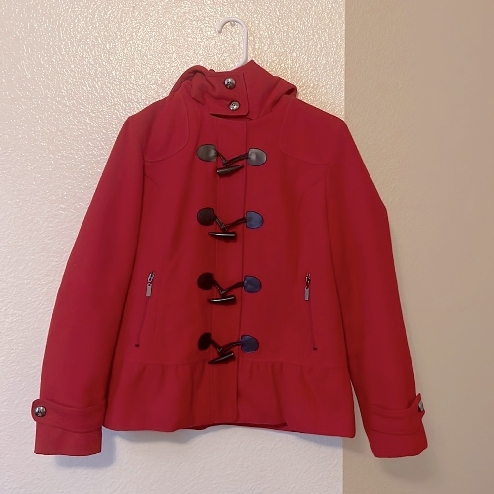 Red Pea Coat